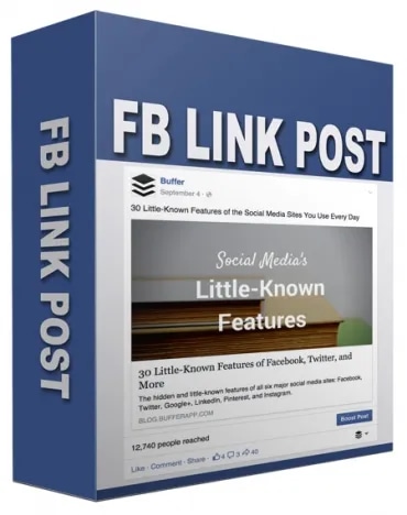 Facebook Link Post Software